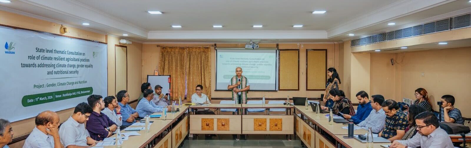 State-Level Consultations on Climate-Resilient Agriculture in Odisha, India